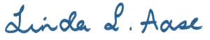 Signatur Linda Aase
